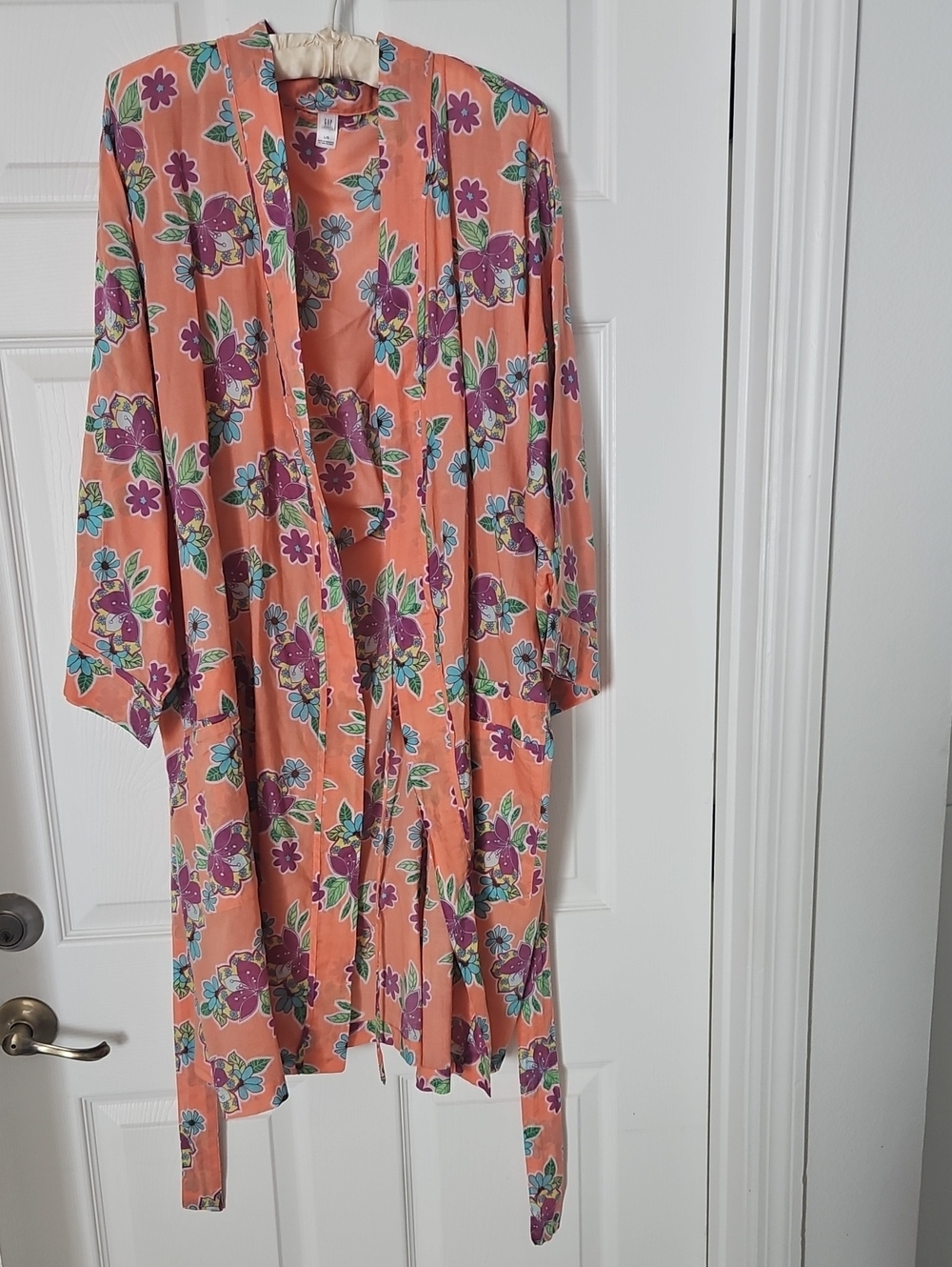 GAP Coral Floral Lightweight Robe